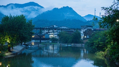 江西景德镇浮梁瑶里古镇 水墨江南似仙境