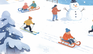 雪落无声 烟火有声