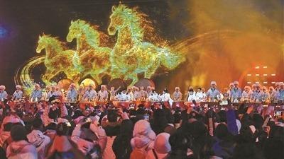 北京新年倒计时上演跨时空“钟鼓齐鸣”