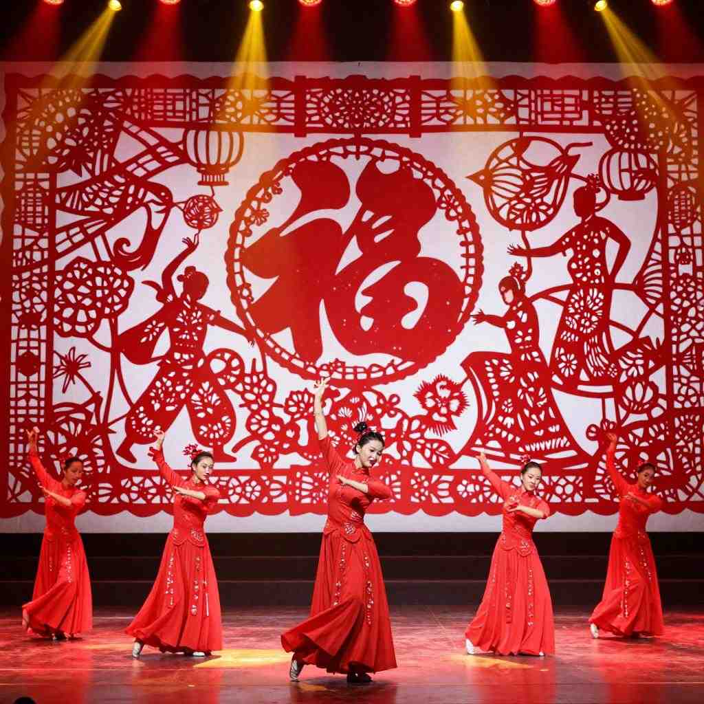 红纸一剪年味浓 红纸一剪年味浓